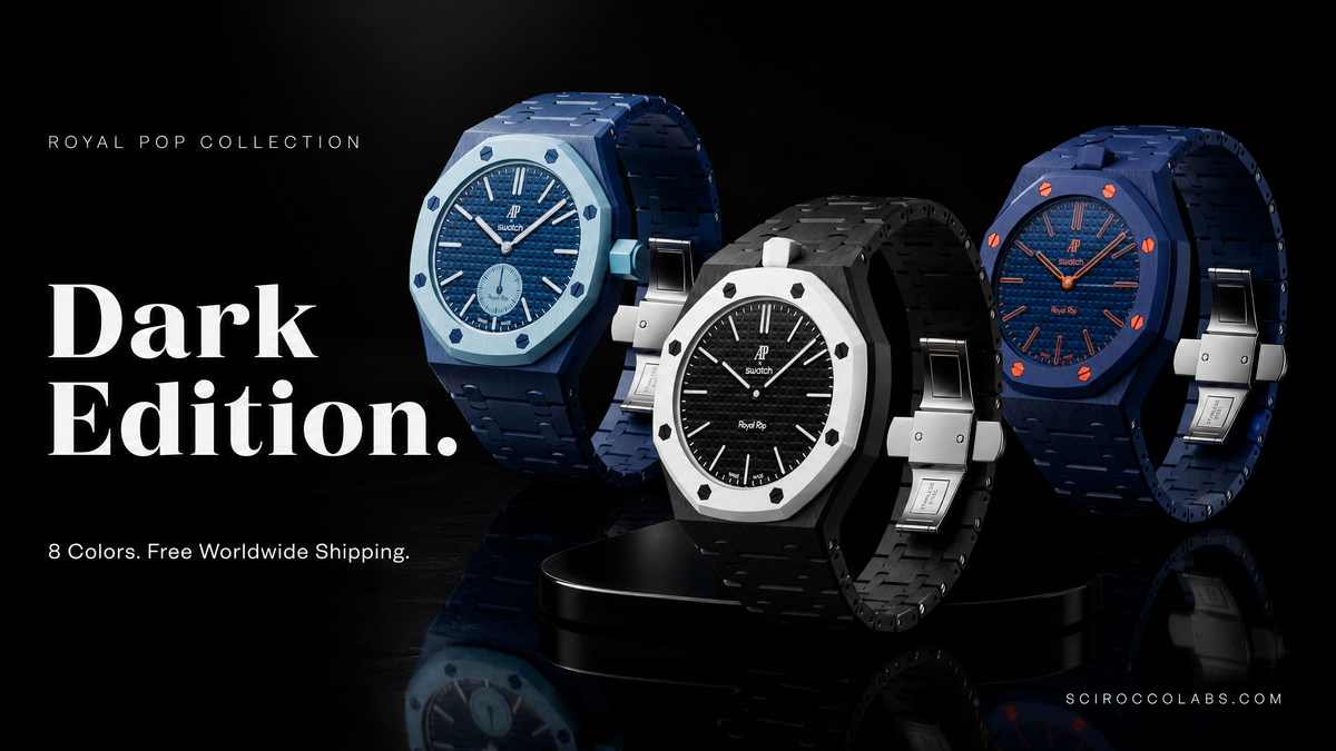 Royal Pop Strap — Cobalt Blue | Bioceramic Band for Swatch × AP Royal Pop