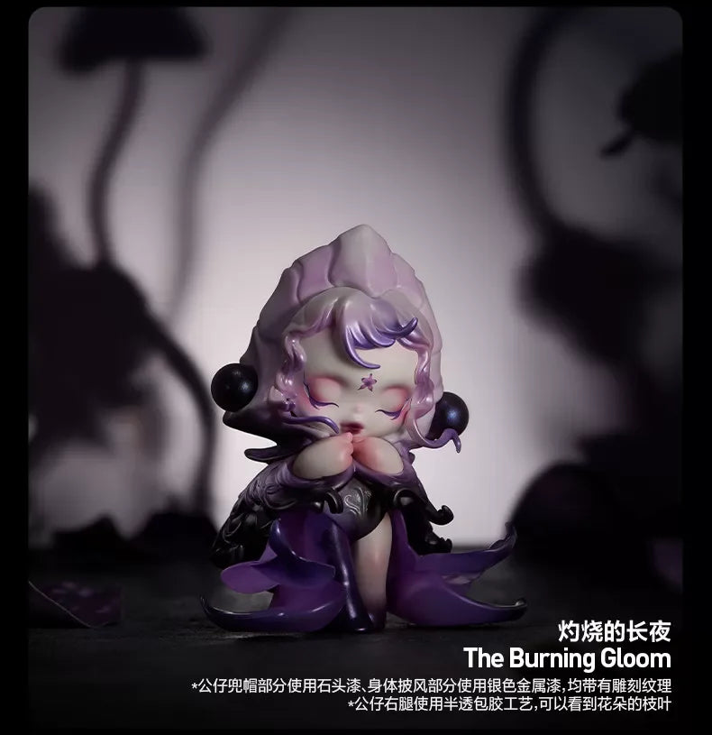 POP MART SKULLPANDA 'Petals in Four Acts' Series - Kawaii Anime Blind Box Action Figure Collectible Mystery Doll