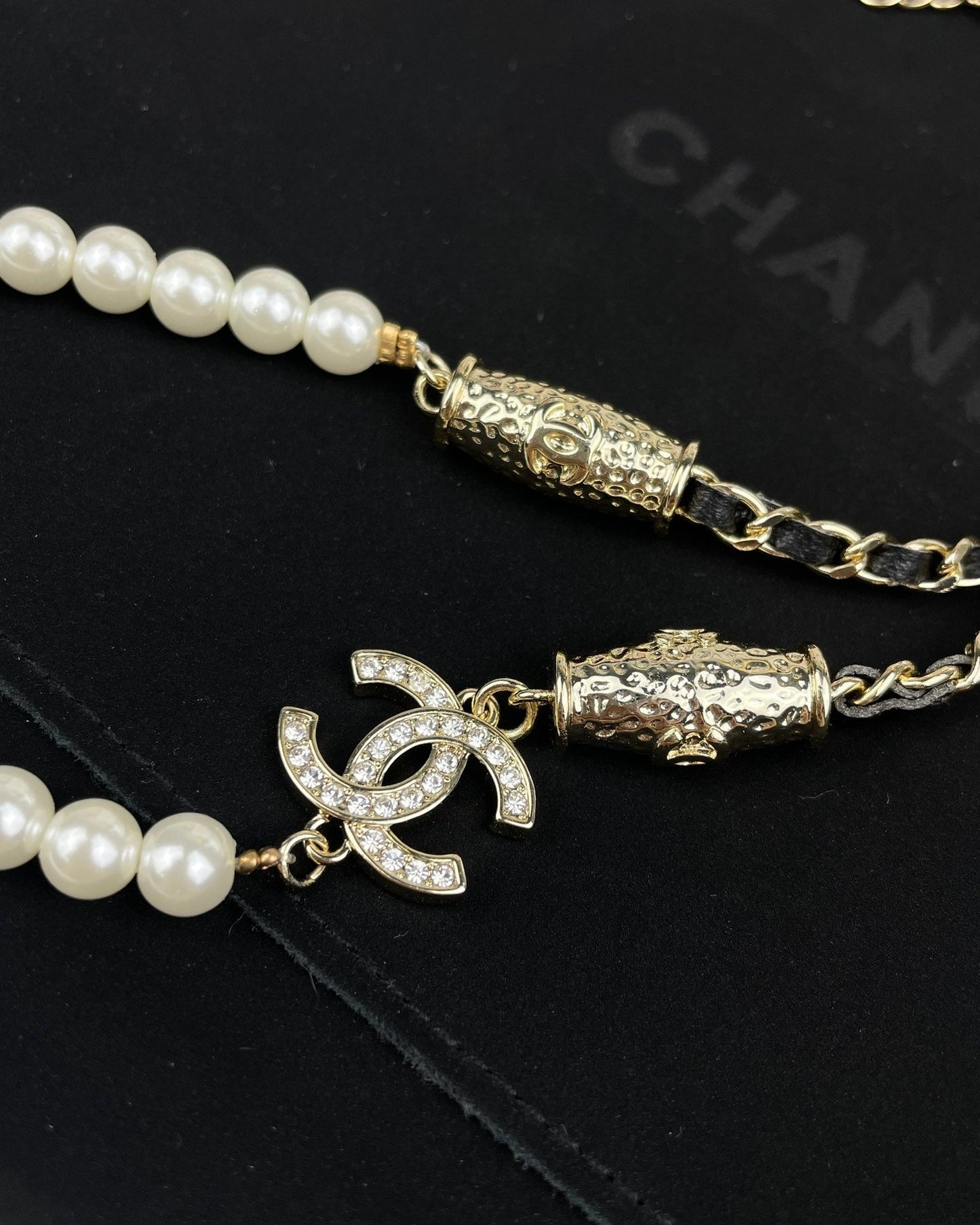 18K Chanel Crystals Choker Necklace