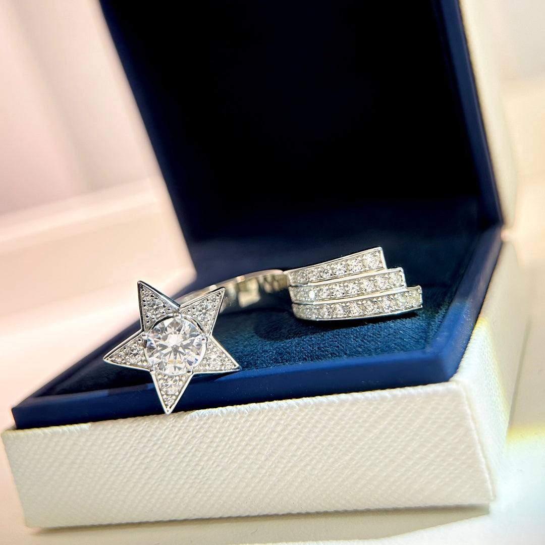 18K Chanel Comete Diamonds Ring