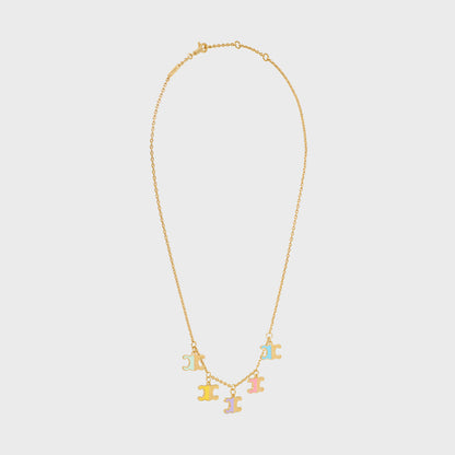 18K Celine Teen Charms Necklace