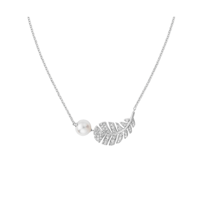 18K  Chanel Plume De Necklace