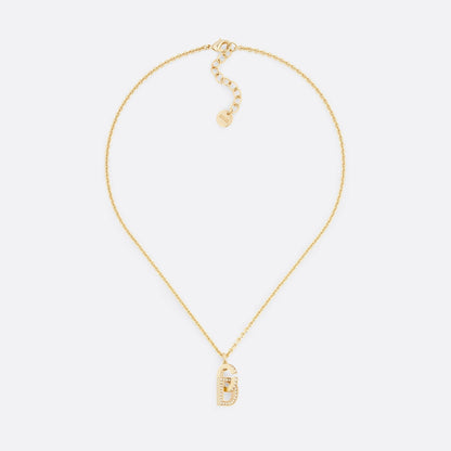 18K Dior Lock Necklace
