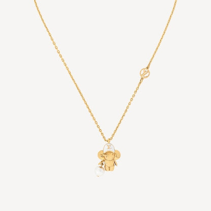 18K Louis Vuitton Vivienne Necklace