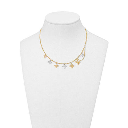 18K Louis Vuitton Gram Diamonds Necklace