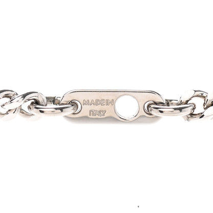 18K Louis Vuitton Monogram Lock Pendant Necklace
