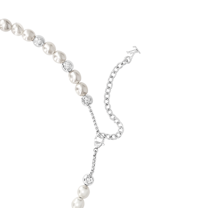 18K Louis Vuitton Monogram Pearls Necklace