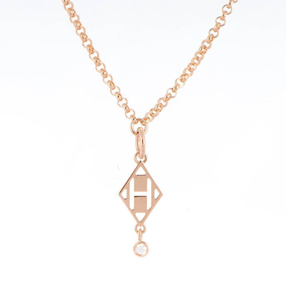 18K Gambade Pendant Hermes Necklace
