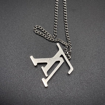 18K Louis Vuitton Upside Down Necklace