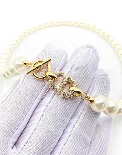 18K Dior Pearl Necklace
