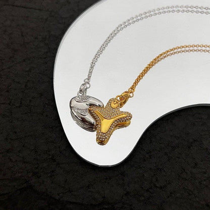 18K Dior Homme x Kenny Scharf Crystal Pendant Necklace