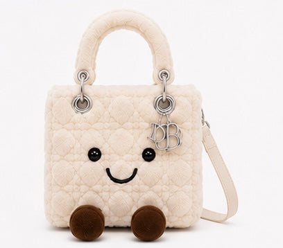 Fluffy Plush designer 
Lady O Bag