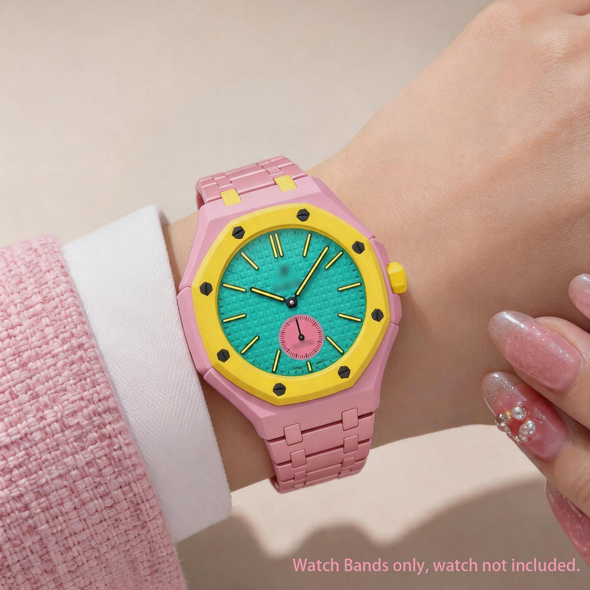Royal Pop Strap — Raspberry Pink | Bioceramic Band for Swatch × AP Royal Pop
