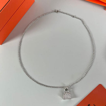 18K Amulettes Birkin Pendant Hermes Necklace