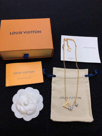18K Louis Vuitton Gram Necklace