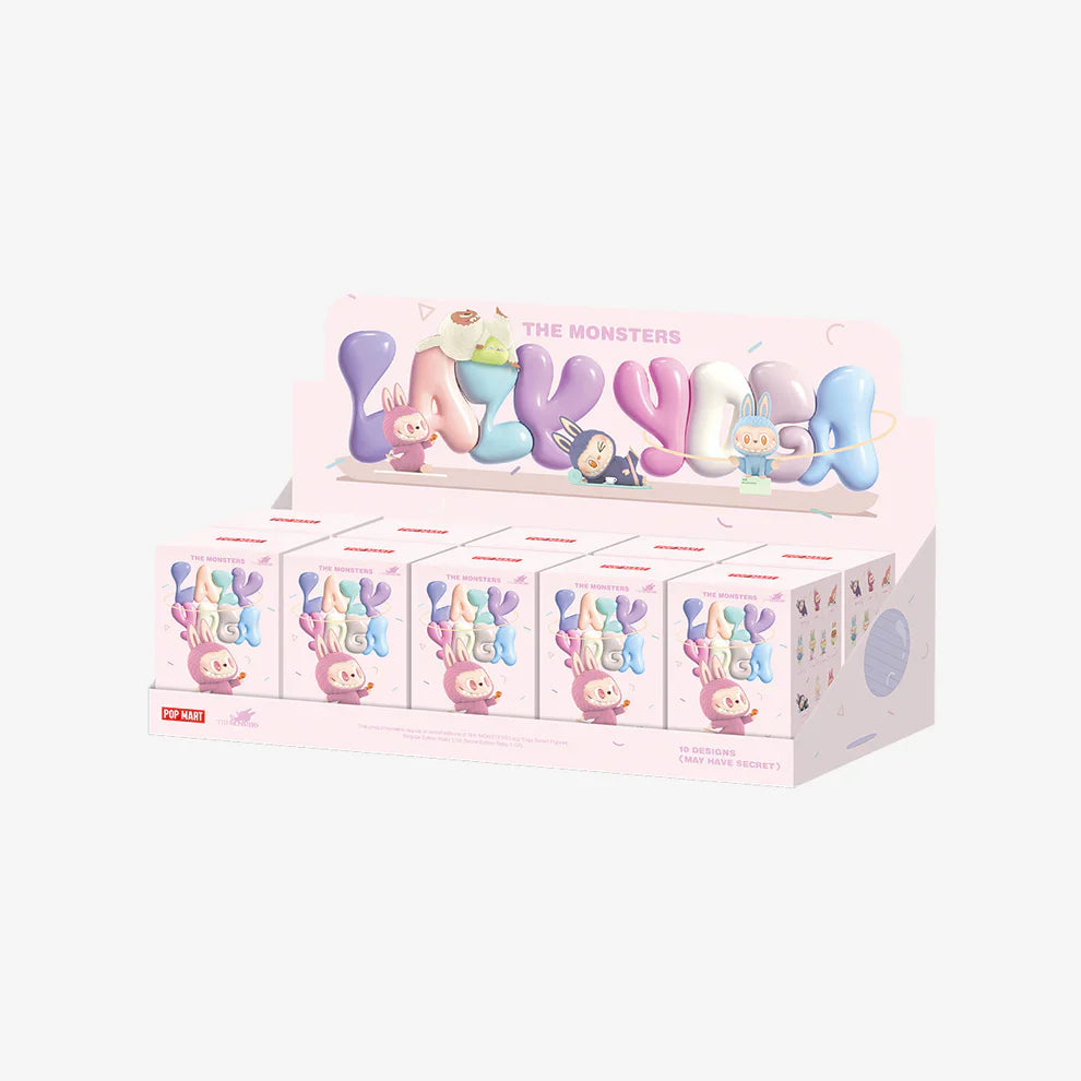THE MONSTERS Labubu Lazy Yoga Series Blind Box