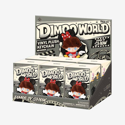 POPMART DIMOO WORLD × DISNEY Series-Vinyl Plush Keychain Blind Box (SEALED)