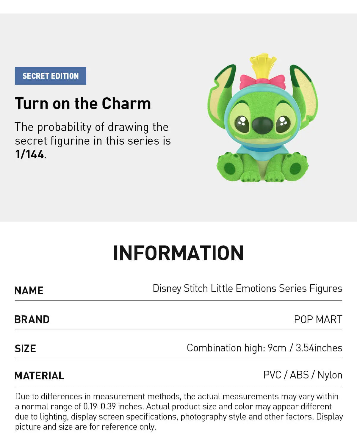 POPMART Disney Stitch Little Emotions Series Figures