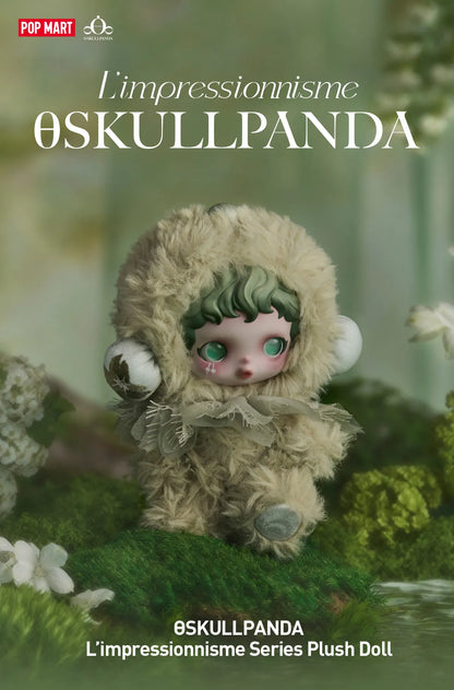 POPMART θSKULLPANDA L'impressionnisme Series Plush Doll