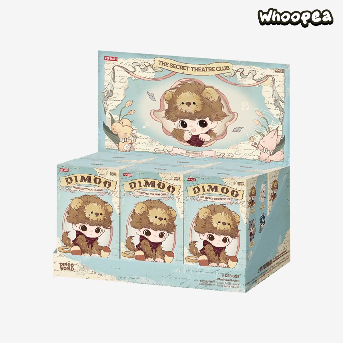 POP MART DIMOO The Secret Theatre Club Series Vinyl Plush Pendant Blind Box