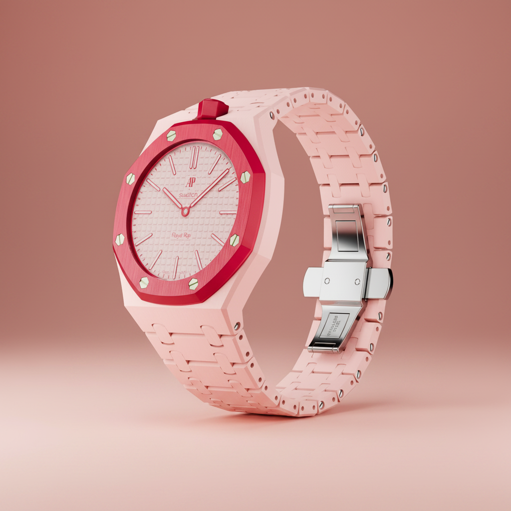 Royal Pop Strap — Carnival Pink | Bioceramic Band for Swatch × AP Royal Pop