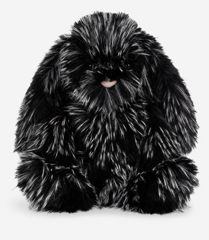 Inkli Bunny 50CM – Black & Silver Luxe Plush Bunny