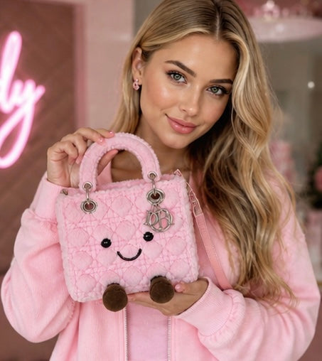 Fluffy Plush designer 
Lady O Bag