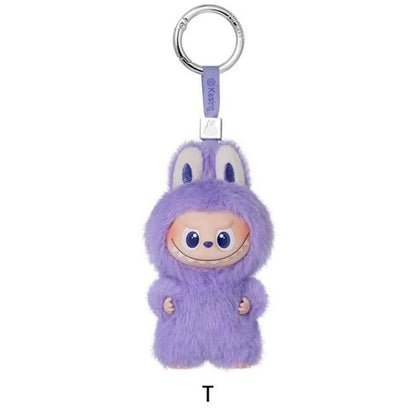 POP MART Labubu V4 The Monsters Pin For Love Alphabet Plush Pendant - Letter T