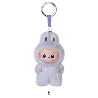 POP MART Labubu V4 The Monsters Pin For Love Alphabet Plush Pendant - Letter E