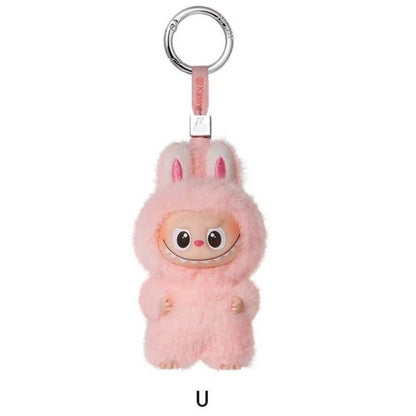 POP MART Labubu V4 The Monsters Pin For Love Alphabet Plush Pendant - Letter U