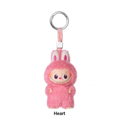 POP MART Labubu V4 The Monsters Pin For Love Alphabet Plush Pendant SECRET - Heart