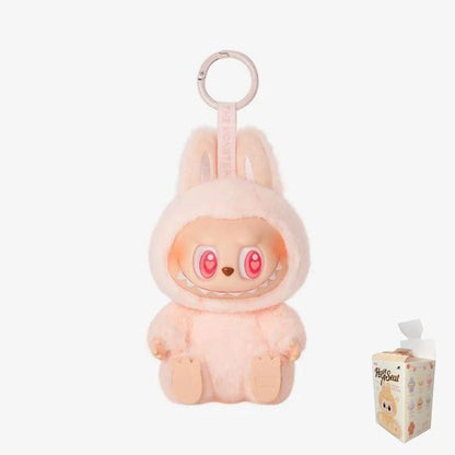 POP MART Labubu V2 Have A Seat The Monsters DADA Plush Keychain AUTHENTIC