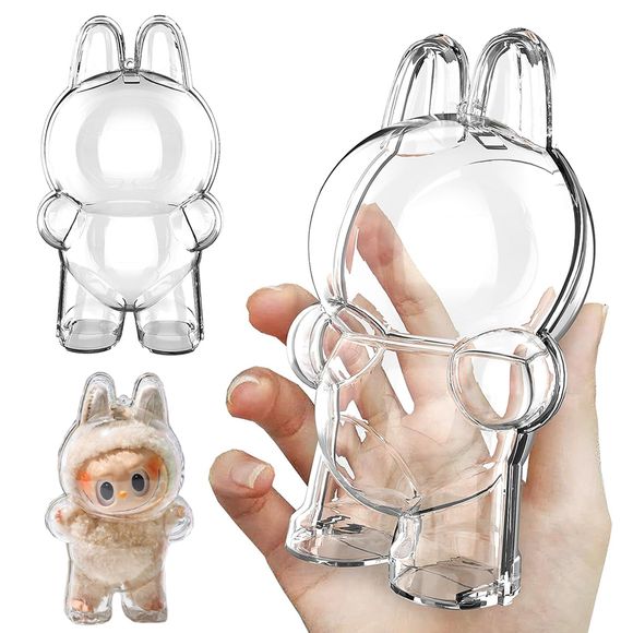 Labubu Plastic Clear Protective Case Cover Protector - Standing Ver.