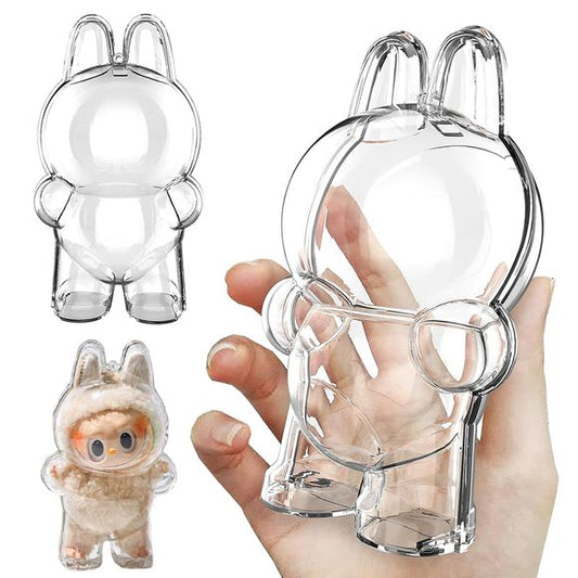Labubu Plastic Clear Protective Case Cover Protector - Standing Ver.