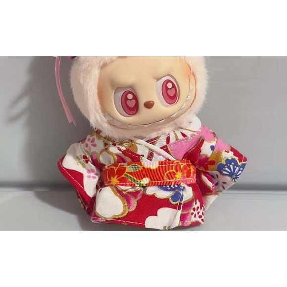 Labubu Kitsune Kimono Outfit (Multicolor) - Clothing for Labubu