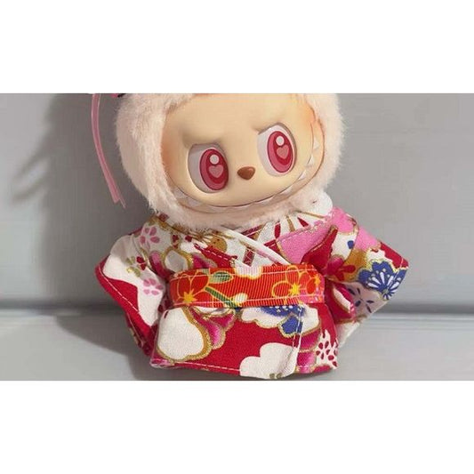 Labubu Kitsune Kimono Outfit (Multicolor) - Clothing for Labubu