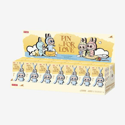 POP MART Labubu V4 The Monsters Pin For Love Plush Pendant Blind Box (A-M) - Full Case