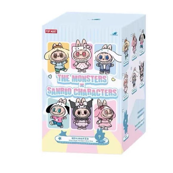 POP MART Labubu The Monsters Sanrio Hello Kitty and Friends - Kuromi AUTHENTIC