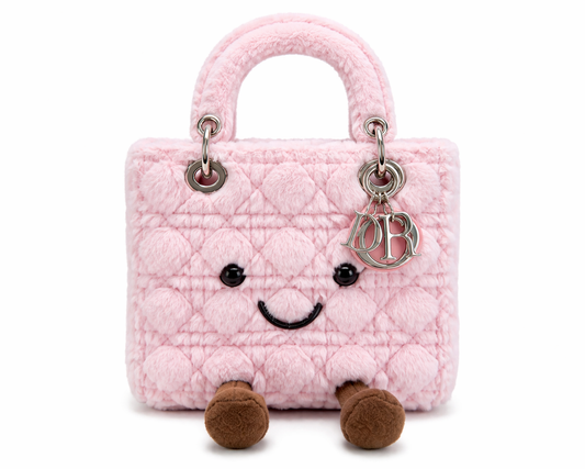 Fluffy Plush designer 
Lady O Bag