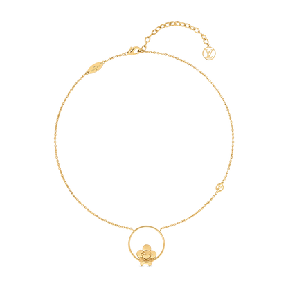 18K Louis Vuitton Vivienne Swinging Necklace