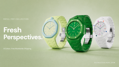 Royal Pop Strap — Pearl White | Bioceramic Band for Swatch × AP Royal Pop