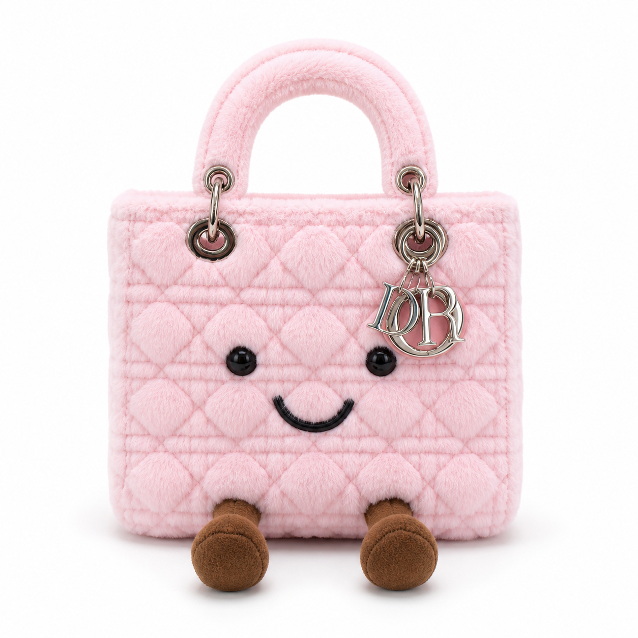 Fluffy Plush designer 
Lady O Bag