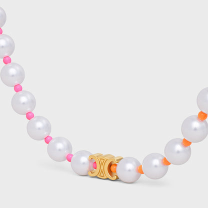 18K Celine Plage Pearl Necklace