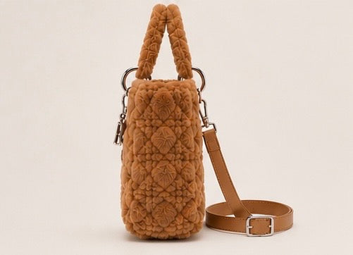 Fluffy Plush designer 
Lady O Bag