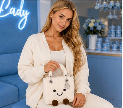 Fluffy Plush designer 
Lady O Bag