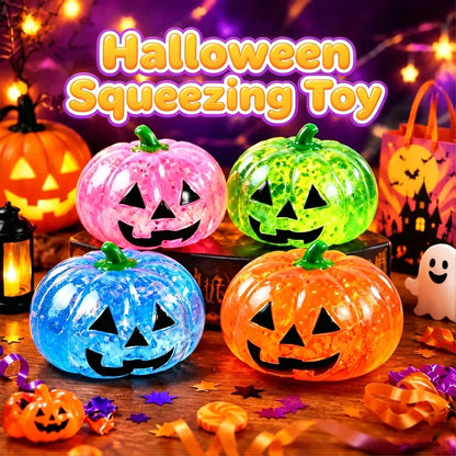 8cm Halloween Dumpling Squeeze Squishy Toy, Cute Slow Rising Squeeze Stress Relief Sensory Toy, Soft Kawaii Halloween Fidget Toy