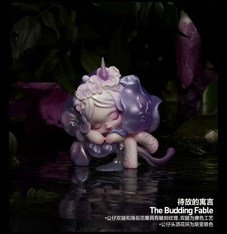 POP MART SKULLPANDA 'Petals in Four Acts' Series - Kawaii Anime Blind Box Action Figure Collectible Mystery Doll