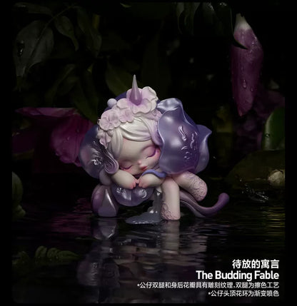 POP MART SKULLPANDA 'Petals in Four Acts' Series - Kawaii Anime Blind Box Action Figure Collectible Mystery Doll