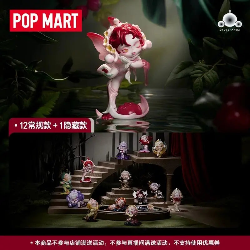 POP MART SKULLPANDA 'Petals in Four Acts' Series - Kawaii Anime Blind Box Action Figure Collectible Mystery Doll