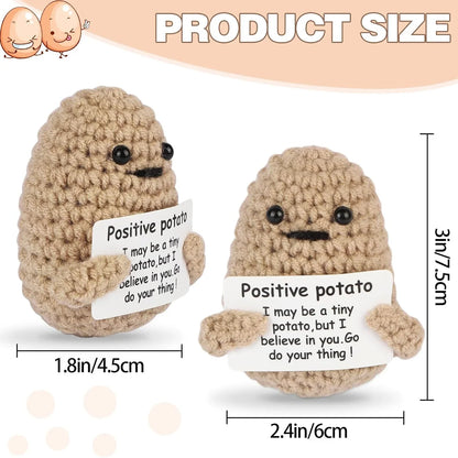 Custom Crochet Dolls Handmade Pocket Hug Animal Positive Plant Bespoke Unique Knitted Doll Plush Toy Gift for The One I Love